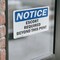 Signmission Escort Required Beyond This Point OSHA Notice Sign, Vinyl Decal, 10in W x 7in L, 2PK OS-2PACK-NS-D-710-L-12159 - alternate 6